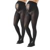 CALZITALY 2 Pairs Maternity Tights, Pregnancy Opaque Pantyhose | 40 DEN | S M L XL | Black, Blue | Made In Italy (Medium, Black) view 1