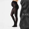 CALZITALY 2 Pairs Maternity Tights, Pregnancy Opaque Pantyhose | 40 DEN | S M L XL | Black, Blue | Made In Italy (Medium, Black) view 2