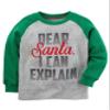 Carter's Baby Boys Long Sleeve Dear Santa Tee (3 Months, Gray) view 1
