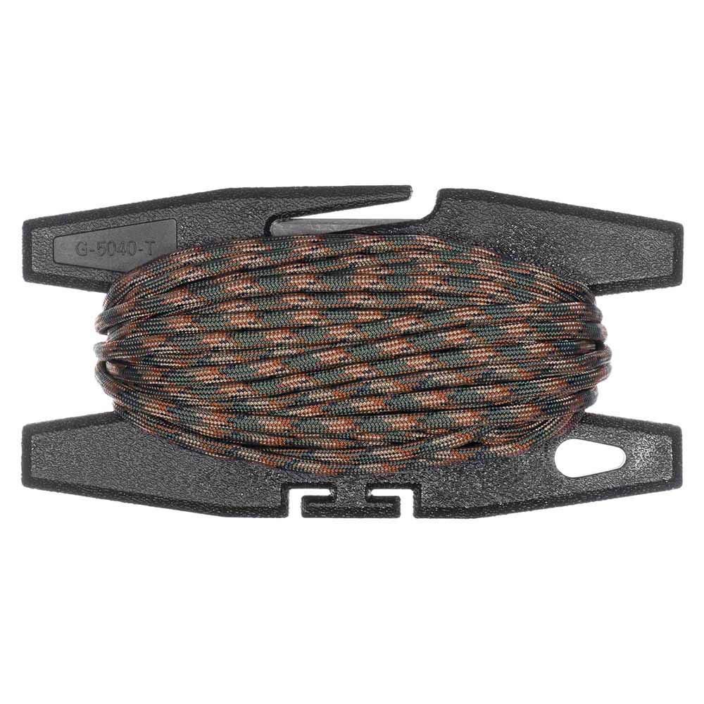 Paracord Spool Tool with 50 or 100 Feet of 550 7-Strand Parachute Cord - USA Made