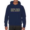 AH01 - US Naval Academy Midshipmen Basic Block Hoodie - 3X-Large - Navy view 2
