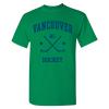 UGP Campus Apparel - Vancouver Classic Hockey Arch Basic Cotton T-Shirt - X-Large - Green view 1