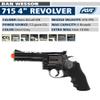 Dan Wesson 715 4" CO2 Airsoft Revolver, Steel Grey Airsoft Gun view 2