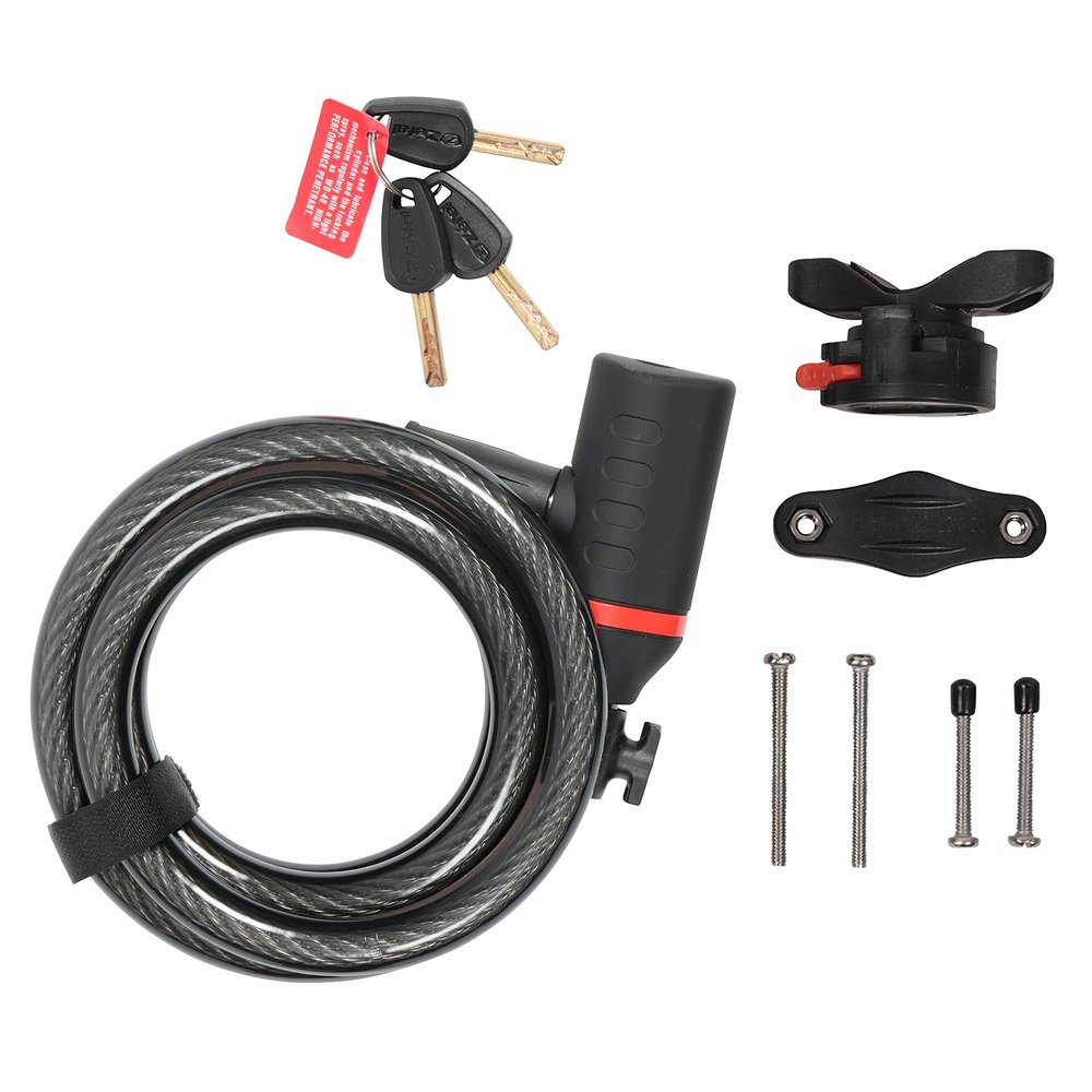 Zefal 4915A K-Traz C8 Lock, Black, 185cm