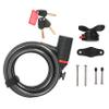 Zefal 4915A K-Traz C8 Lock, Black, 185cm view 1