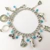 Blingsoul Sinderalla Charm Bracelet - Enchanting Fairy tal Lucky Charms, Silver Bracelet for Women, Magical Cinderllaa Bracelets, Ideal Gift view 4
