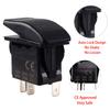 Heart Horse Waterproo LED On/Off Boat Marine SPST 3P Rocker Switch with Light 12v 20 Amp (Blue,5 Pcs) view 4