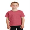 Port & Company Youth Core Solid Short Sleeve Cotton Tee, M, Heather Red view 1