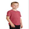 Port & Company Youth Core Solid Short Sleeve Cotton Tee, M, Heather Red view 3