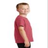 Port & Company Youth Core Solid Short Sleeve Cotton Tee, M, Heather Red view 4