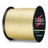 Dorisea Extreme Braid 100% Pe Yellow Braided Fishing Line 109Yards-2187Yards 6-550Lb Test Fishing Wire Fishing String Superline (100m/109Yards 10lb/0.14mm) view 3
