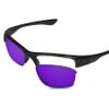 Glintbay 100% Precise-Fit Replacement Sunglass Lenses for Oakley Bottlecap - Polarized Deep Purple Mirror view 3