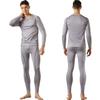 FITEXTREME MAXHEAT Mens Thermal Underwear Long Johns Set with Fleece Lined LightGrey M view 1