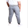 Ultra Game NBA Official Mens Super Soft Game Day Jogger Sweatpants - Unisex, Los Angeles Lakers, Black Marl, XX-Large view 3