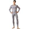 FITEXTREME MAXHEAT Mens Thermal Underwear Long Johns Set with Fleece Lined LightGrey L view 2