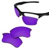 Glintbay 100% Precise-Fit Replacement Sunglass Lenses for Oakley Half Jacket 2.0 XL OO9154 - Polarized Deep Purple Mirror view 2