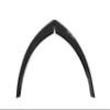 SurfCo - Longboard Super Slick Nose Guard Kit in Black view 2
