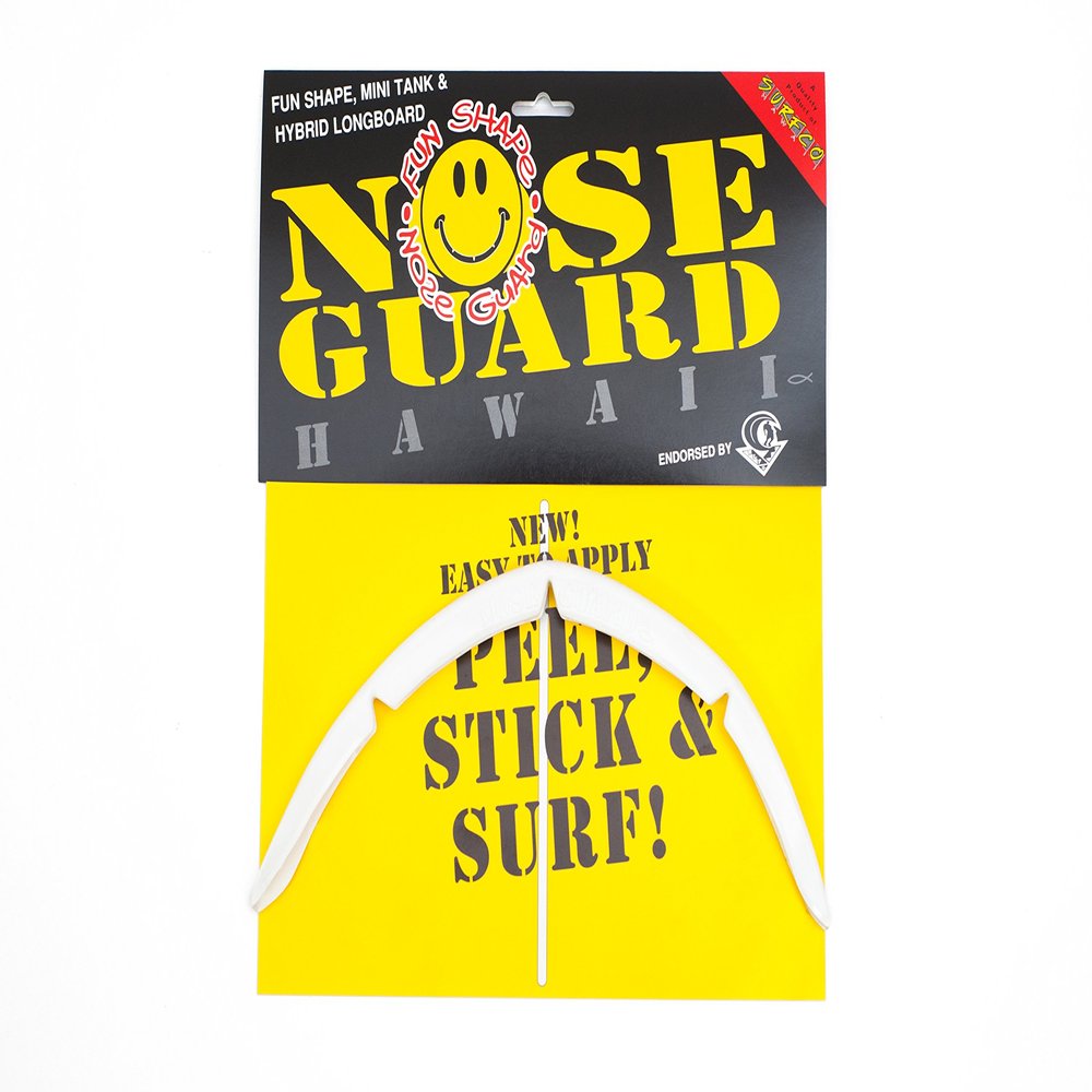 SurfCo - Fun Shape Nose Guard in White