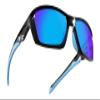 NRC X Series - RX1 Water. Frame: Crystal Shiny Black. Lenses: Grey Pacific Blue Mirror. Carl Zeiss Lenses view 1