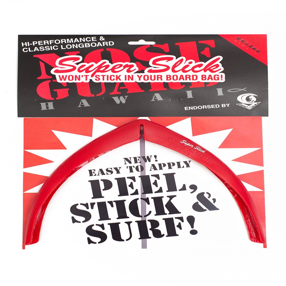 SurfCo - Longboard Super Slick Nose Guard Kit in Red