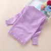Children Sweaters Girls' Cotton Cardigans Sweaters 4-16 Years (15-16 Years, Purple) view 2