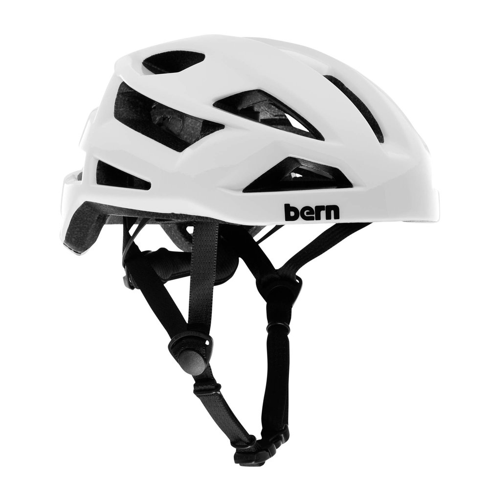 BERN - FL-1 Libre Helmet, Gloss White, Small
