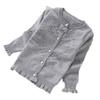 Nine Minow Children Sweaters Girls' Cotton Cardigans Sweaters 4-16 Years (13-14 Years, Grey) view 1