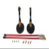 (2) Snow PLOW Shoe Assemblies w/Markers Blizzard Speed Wing 760SW 860SW 8600SW view 1