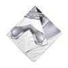 Ambesonne Unisex Bandana, Grey Vivid Skull Crossbones, Dimgray view 4