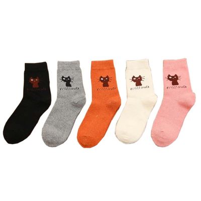 5 Pairs Fashion Winter Warm Socks Christmas Socks Gift for Women/Girls/Schoolgirl, S-03
