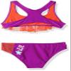 Big Chill Girls' MESH Overlay 2PC, Purple Flower, 10/12 view 2