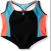 Big Chill Girls' Zipper 1PC, Black, 4