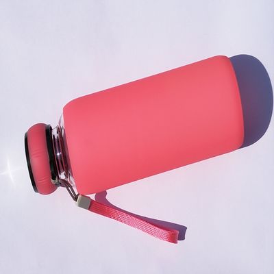 NS Sports Water Bottle (Rosy, 380 ML)