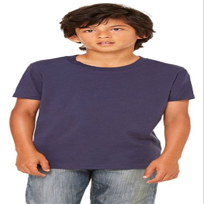 BELLA+CANVAS Youth Jersey Short-Sleeve T-Shirt XL Navy