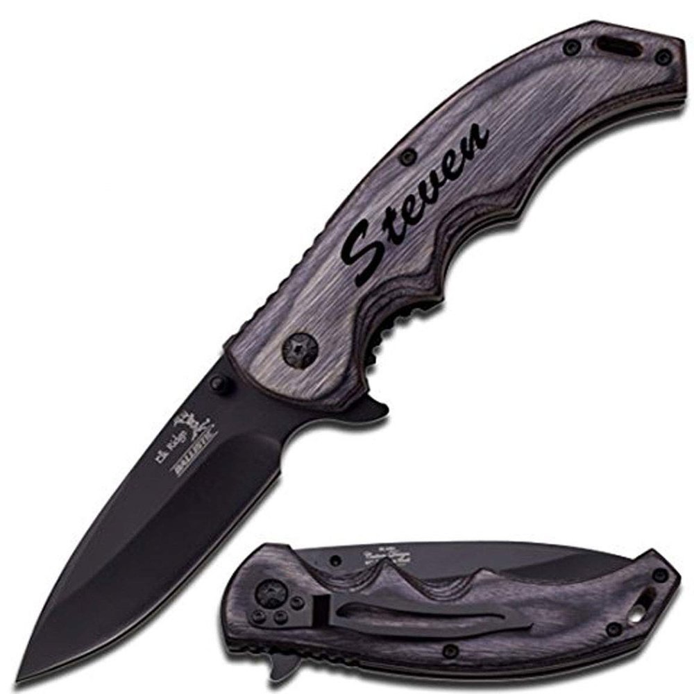 Elk Ridge Free Engraving - Quality Pocket Knife (ER-A004GY)