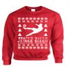 ALLNTRENDS Adult Sweatshirt Jingle Balls Soccer Ugly Xmas Sport Fans Present (2XL, Red) view 1