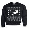 ALLNTRENDS Adult Sweatshirt Jingle Balls Soccer Ugly Xmas Sport Fans Present (2XL, Black) view 1