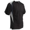 Champro Boys' Bull Pen Full Button Baseball Jersey, Black,White,Graphite, Youth Small view 1