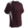 Champro Boys' Bull Pen Full Button Baseball Jersey, Maroon,White,Graphite, Youth Medium view 1