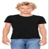 BELLA+CANVAS Youth CVC Jersey T-Shirt,Black Heather,XL view 1
