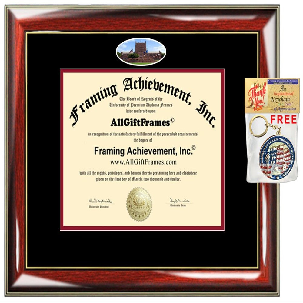 AllGiftFrames University of Tulsa Diploma Frame School Campus Photo Custom Degree Framing Document Graduation Gift Bachelor JD Juris Doctor Master MBA Doctorate PHD Certificate Holder Case