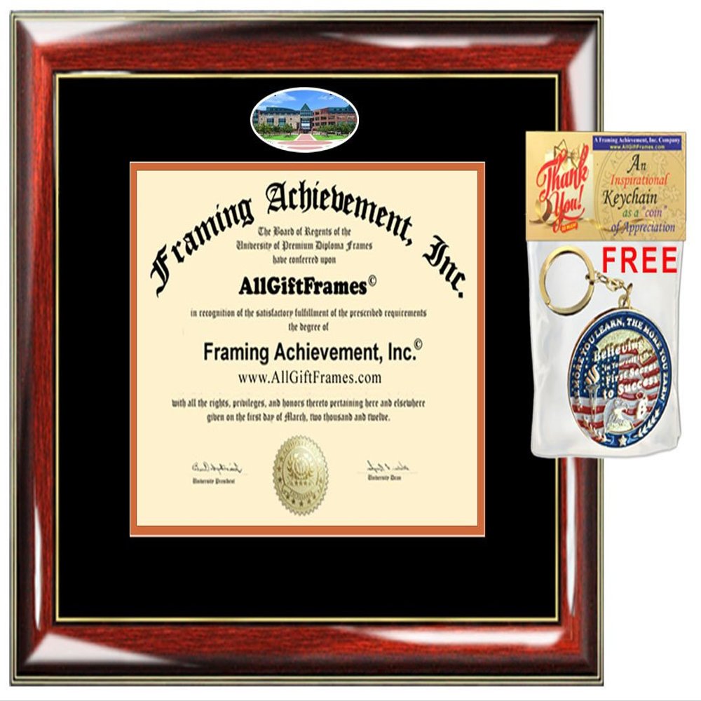 AllGiftFrames University Texas San Antonio Diploma Frame UTSA School Campus Photo Custom Degree Framing Document Graduation Gift Bachelor Master MBA Doctorate PHD Certificate Holder Case