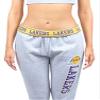 Ultra Game Los Angeles Lakers Women Jogger Pants Active Basic Fleece Sweatpants, Heather Gray, Medium view 2