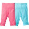 Gerber Baby Girl Modern Fit Pant Leggings, 2-Pack Size 12M Pink/Blue view 1