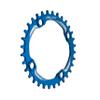 Funn Solo Narrow Wide Chainring for 9 10 11 12 Speed Chain, Fits 104mm BCD Interface Crankset, Single Speed Bike Chain Ring for MTB, BMX Bike, Gravel Bike and Road Bike (32T, Blue) view 1