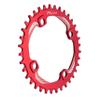 Funn Solo Narrow Wide Chainring for 9 10 11 12 Speed Chain, Fits 104mm BCD Interface Crankset, Single Speed Bike Chain Ring for MTB, BMX Bike, Gravel Bike and Road Bike (36T, Red) view 1