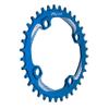 Funn Solo Narrow Wide Chainring for 9 10 11 12 Speed Chain, Fits 104mm BCD Interface Crankset, Single Speed Bike Chain Ring for MTB, BMX Bike, Gravel Bike and Road Bike (36T, Blue) view 1