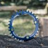 Funn Solo Narrow Wide Chainring for 9 10 11 12 Speed Chain, Fits 104mm BCD Interface Crankset, Single Speed Bike Chain Ring for MTB, BMX Bike, Gravel Bike and Road Bike (30T, Blue) view 2
