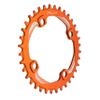 Funn Solo Narrow Wide Chainring for 9 10 11 12 Speed Chain, Fits 104mm BCD Interface Crankset, Single Speed Bike Chain Ring for MTB, BMX Bike, Gravel Bike and Road Bike (36T, Orange) view 1