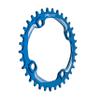 Funn Solo Narrow Wide Chainring for 9 10 11 12 Speed Chain, Fits 104mm BCD Interface Crankset, Single Speed Bike Chain Ring for MTB, BMX Bike, Gravel Bike and Road Bike (34T, Blue) view 1